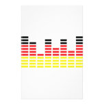 german equalizer icon customized stationery