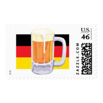 German Flag & Beer postage