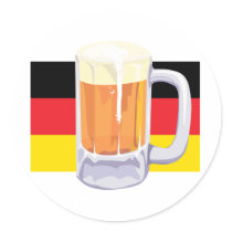 German Flag & Beer stickers by alternateworlds German Flag & Beer stickers