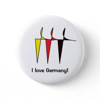 German flag colours Button button