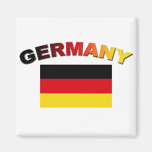 German Flag Fridge Magnets