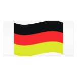 german flag icon photo card template