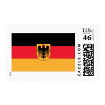 German Flag Postage Stamps