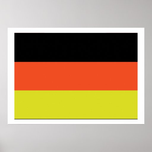 German Flag Print