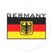 German Flag Sticker