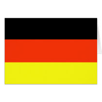 German Flag T-shirts and Gifts Greeting Card