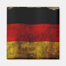 German Flag - Vintage Fridge Magnets