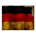 German Flag - Vintage Postcard
