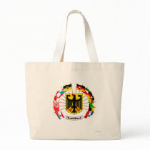 German Flags Pinwheel Tote Bags