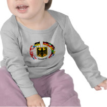 German Flags Pinwheel Tee Shirt