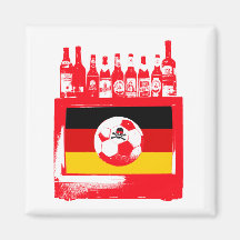 GERMAN FOOTBALL HEAVEN REFRIGERATOR MAGNETS