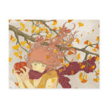 German for Autumn postcards