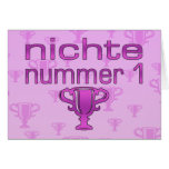 German Gifts for Nieces: Nichte Nummer 1 Card