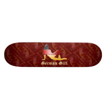 German Girl Flag Skate Board Decks