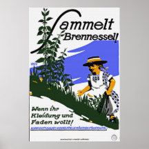 German Girl Postrer Print