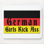 German Girls Kick Ass Mousepad