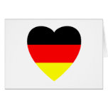 German Heart Greeting Card