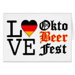 German Heart Love Oktoberfest Greeting Cards