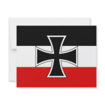 German Imperial Flag Personalized Invite
