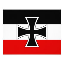 German Imperial Flag Personalized Invite