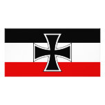 German Imperial Flag Personalized Photo Card