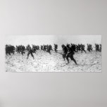 German Infantry Assault Poster