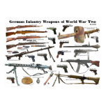 German Infantry Weapons of WW2 Posters