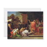 German King Perseus Before Aemilius Paulus By Peyr Custom Invitations