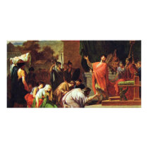 German King Perseus Before Aemilius Paulus By Peyr Photo Card Template