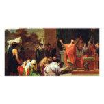 German King Perseus Before Aemilius Paulus By Peyr Photo Card Template
