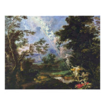 German "Landscape With The Dream Of Jacob", " Personalized Invite