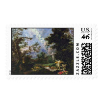 German "Landscape With The Dream Of Jacob", " Postage Stamp