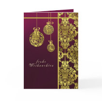 german merry christmas greeting card