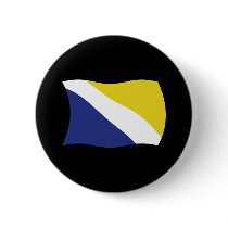 German Minority of Northern Schleswig Flag Button
