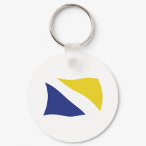 German Minority of Northern Schleswig Flag Keychai keychains