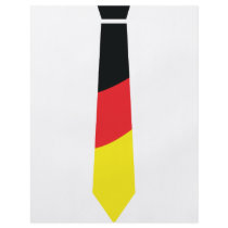 german necktie icon full color flyer