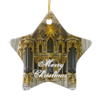 German organ Christmas ornament