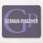 German Pinscher Breed Monogram Mousepad