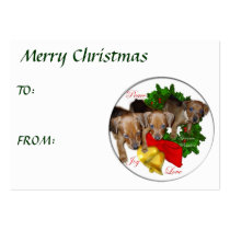 German Pinscher Christmas Gifts business cards