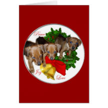 German Pinscher Christmas Gifts Cards
