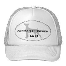 German Pinscher Dad Hats