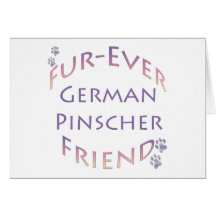 German Pinscher Furever Greeting Card