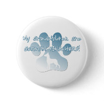 German Pinscher Grandchildren buttons by MenagerieMayhem German Pinscher Grandchildren buttons