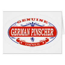 German Pinscher  Greeting Cards