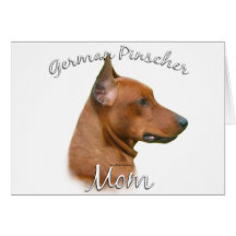 German Pinscher Mom 2 Card