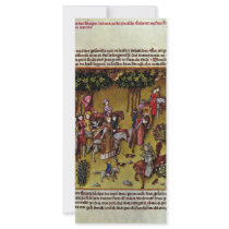 German, Queen Helena, With A Train On The Ride To Personalized Rack Card