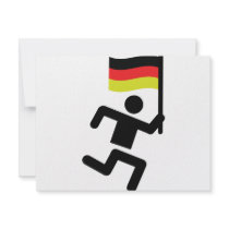 german runner icon invitations