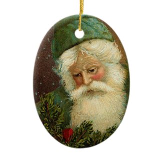 German Santa Christmas Ornament