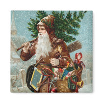 German Santa Magnet for the Holidays