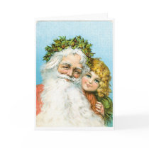 German Santa Vintage Christmas Cards